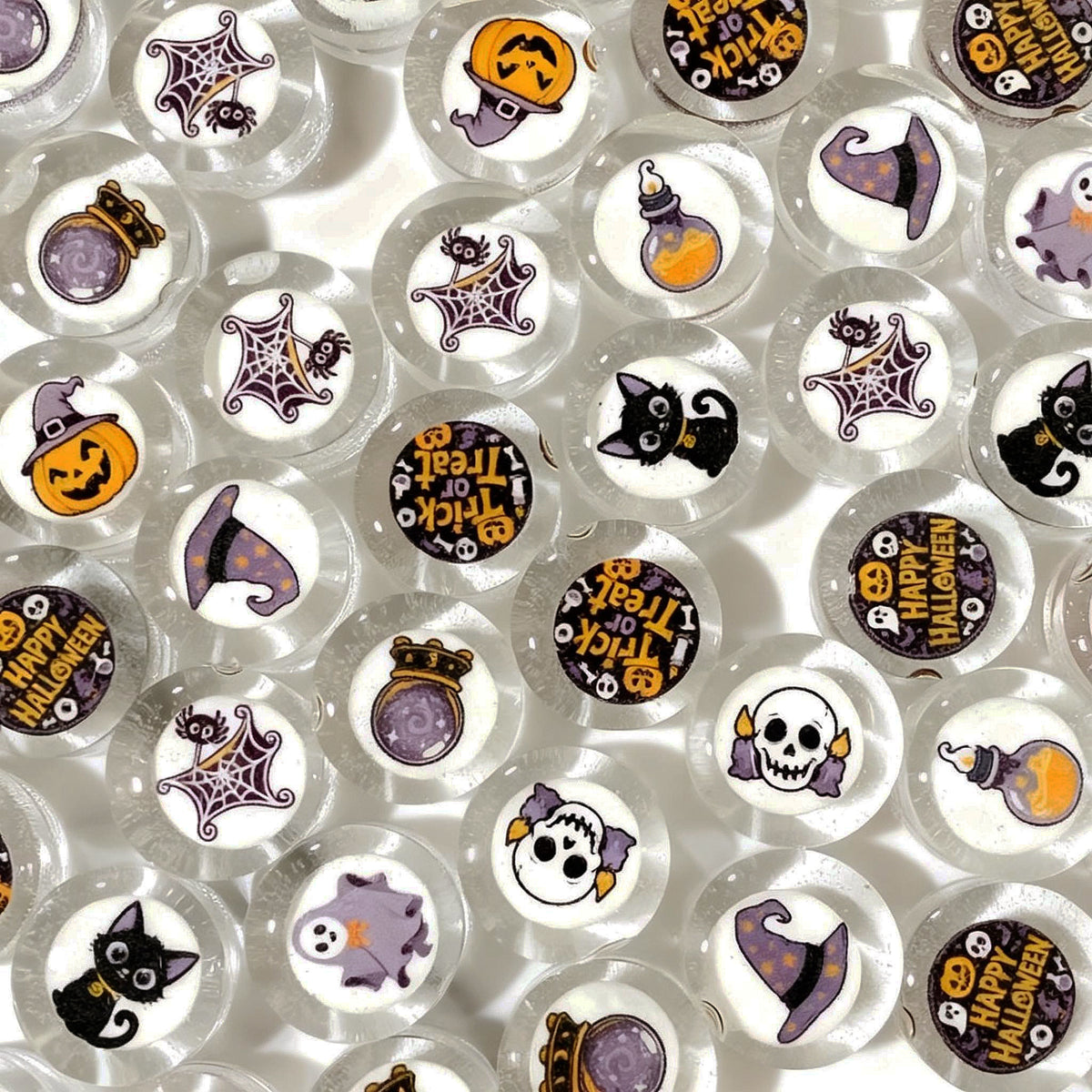 HALLOWEEN KISSIES - Custom Edible Image Candies (50 pieces)